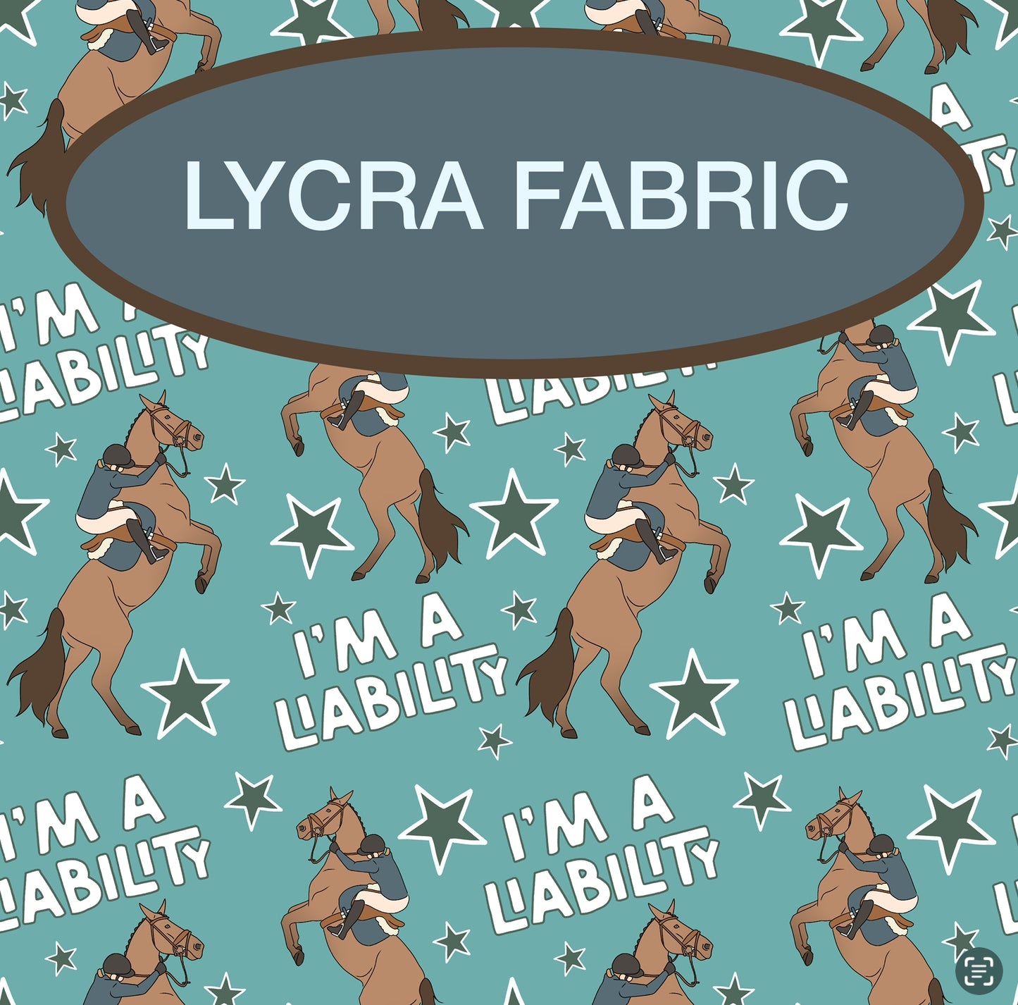PREORDER liability Lycra (4 way stretch) fabric 1 yard PRECUT