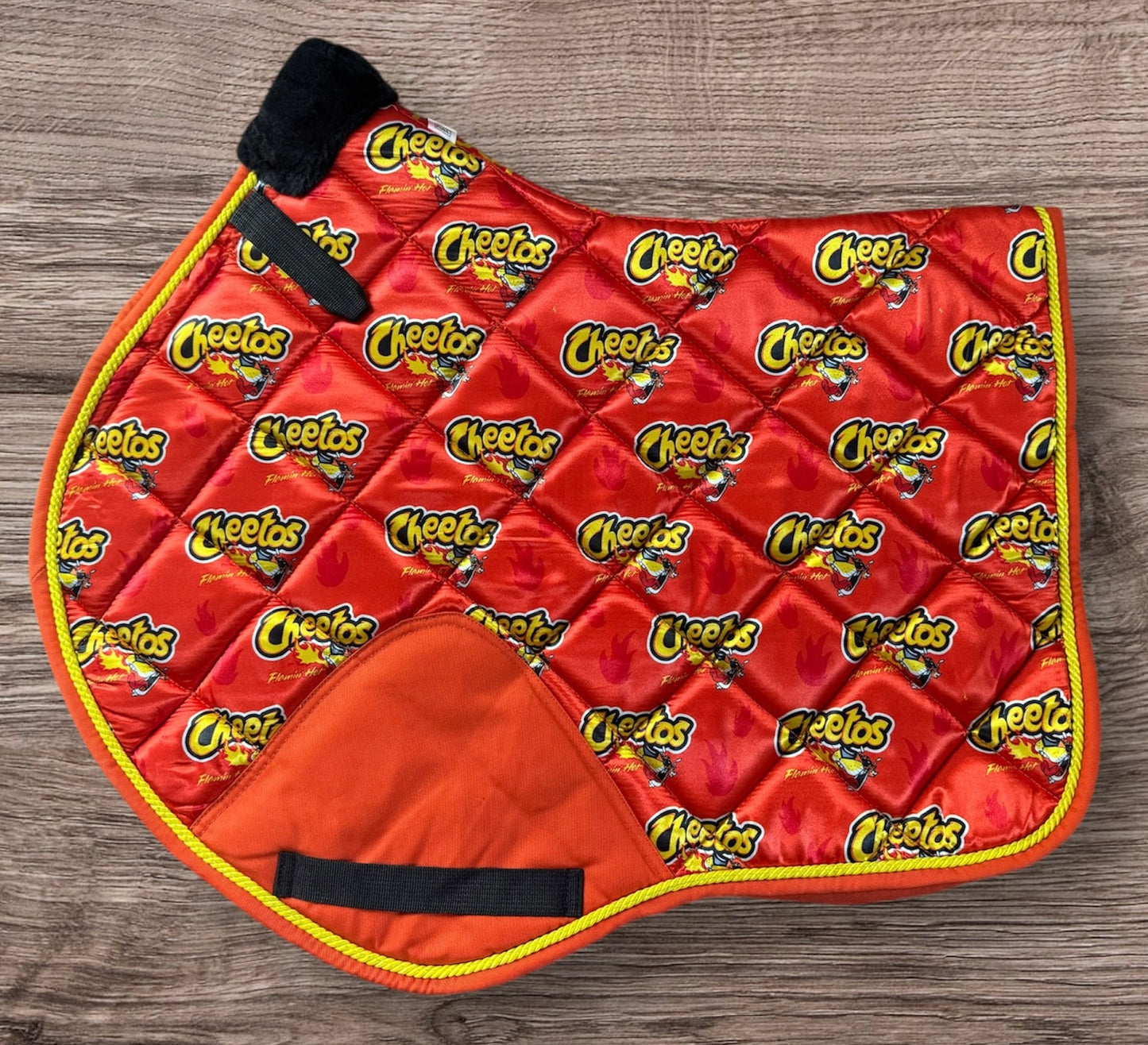 Hot Cheetos saddle pad