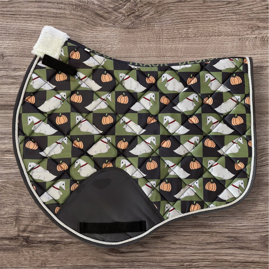 Zero gray jump cut saddle pad