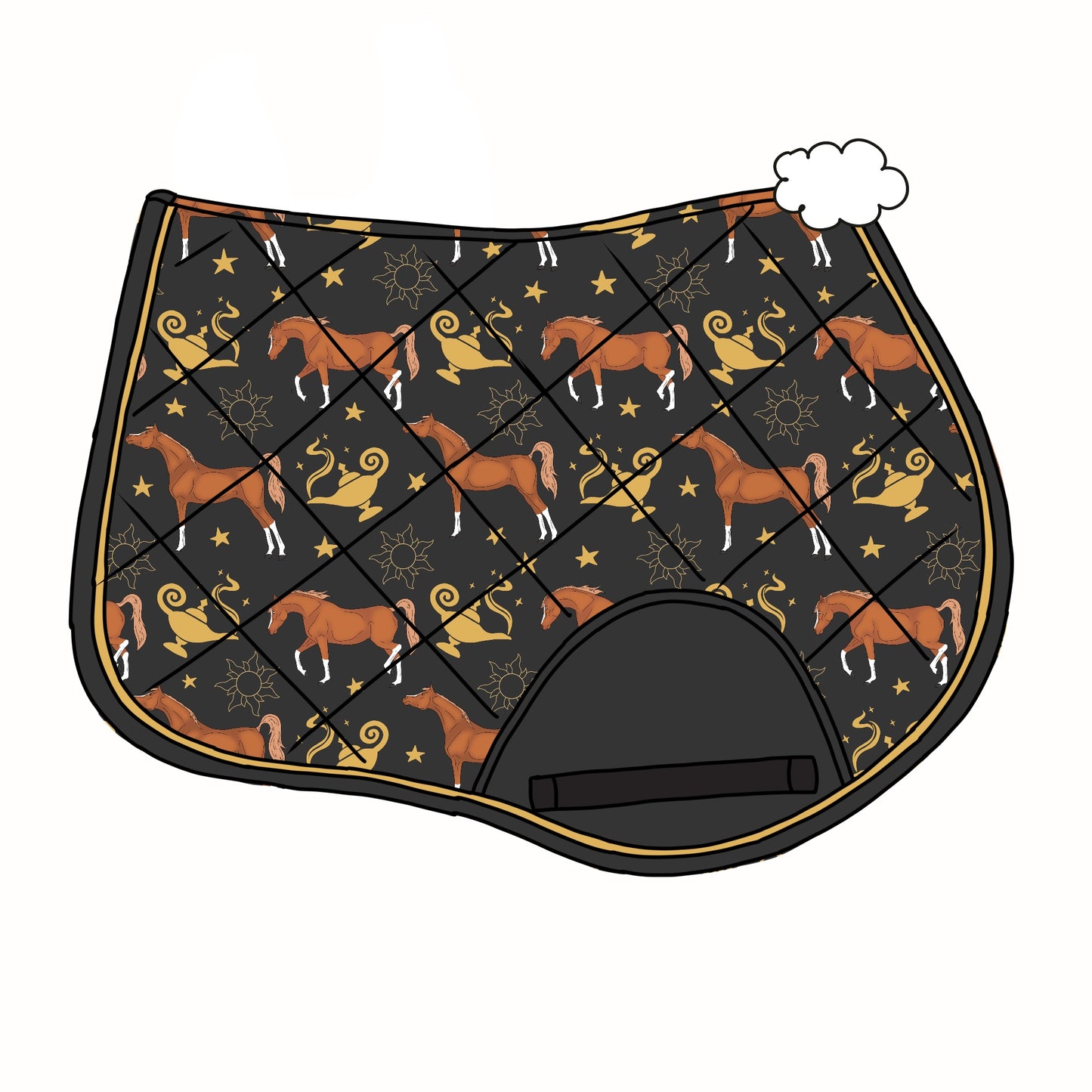 PREORDER Arabian saddle pad