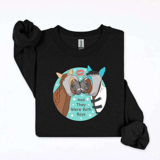 PREORDER And they were both boys crewneck sweatshirt