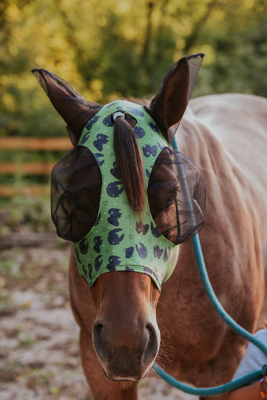 Toothless Lycra fly mask