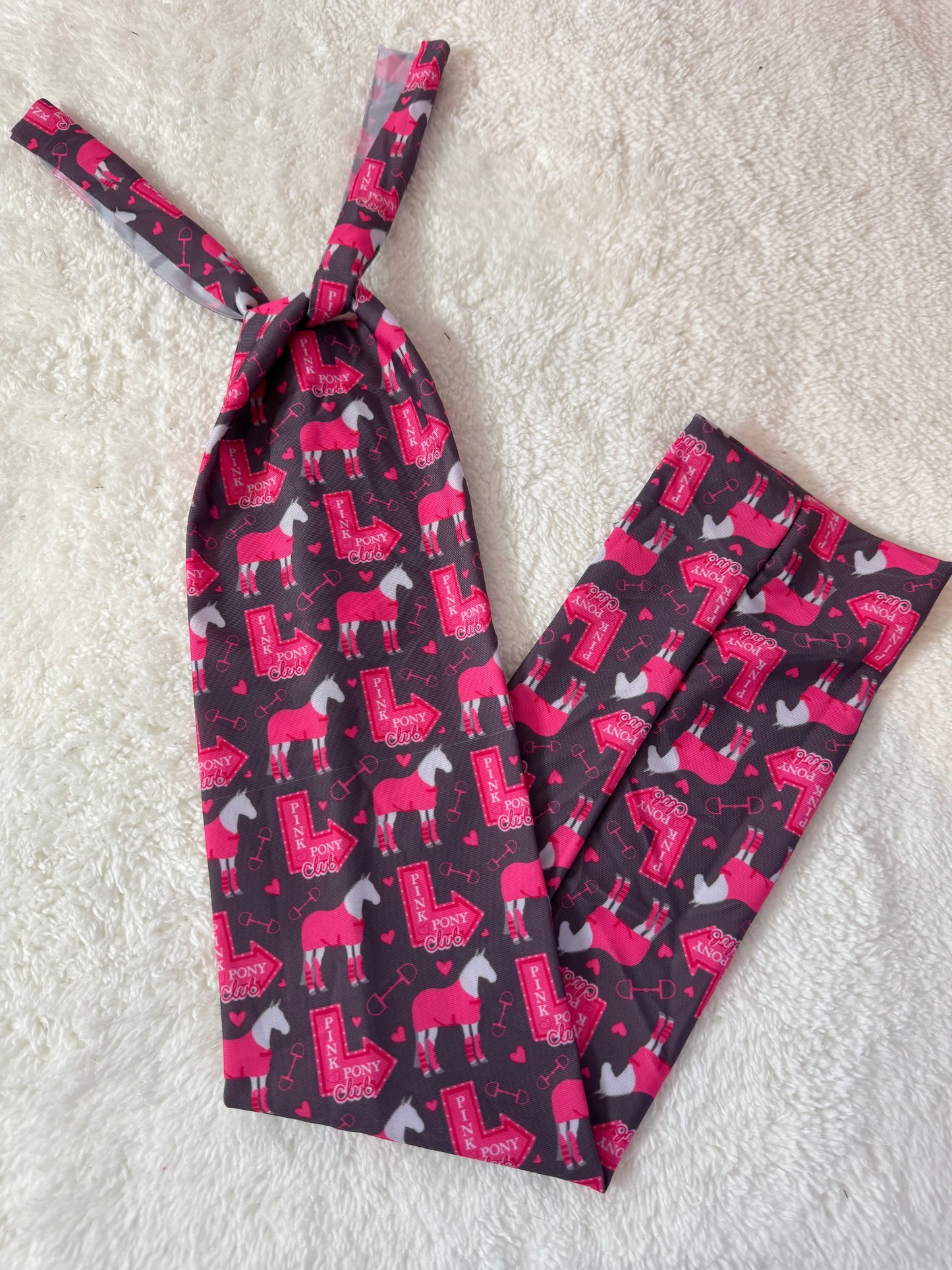 Pink pony club tail bag