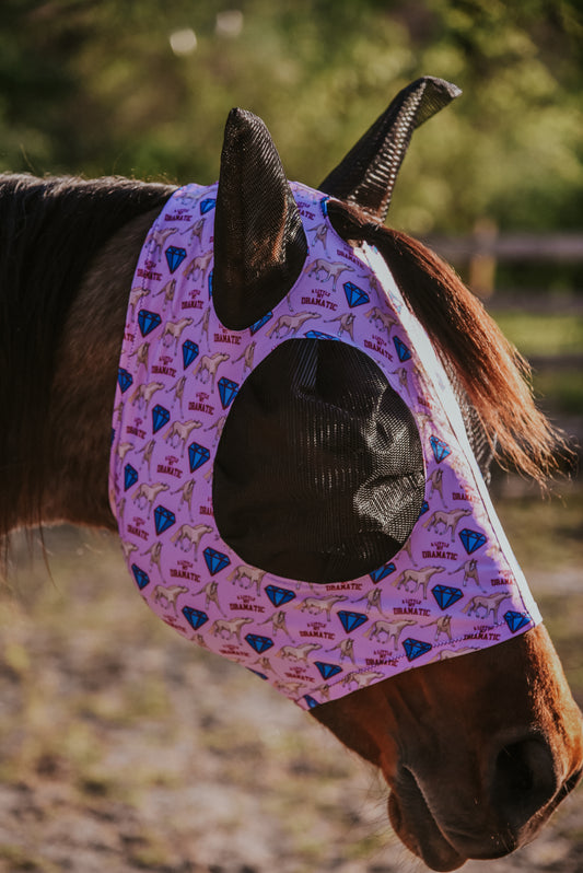 Dramatic fly mask