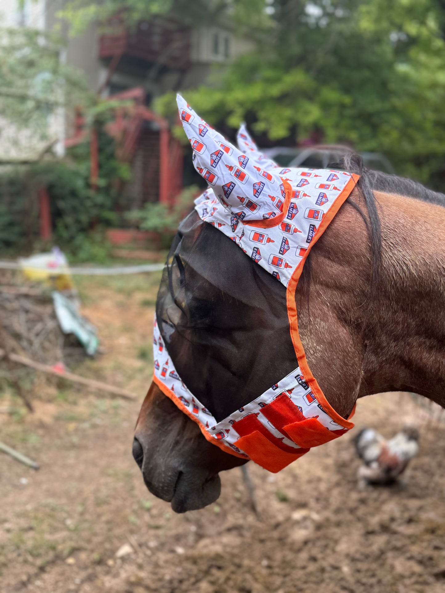 Elmer glue fly mask