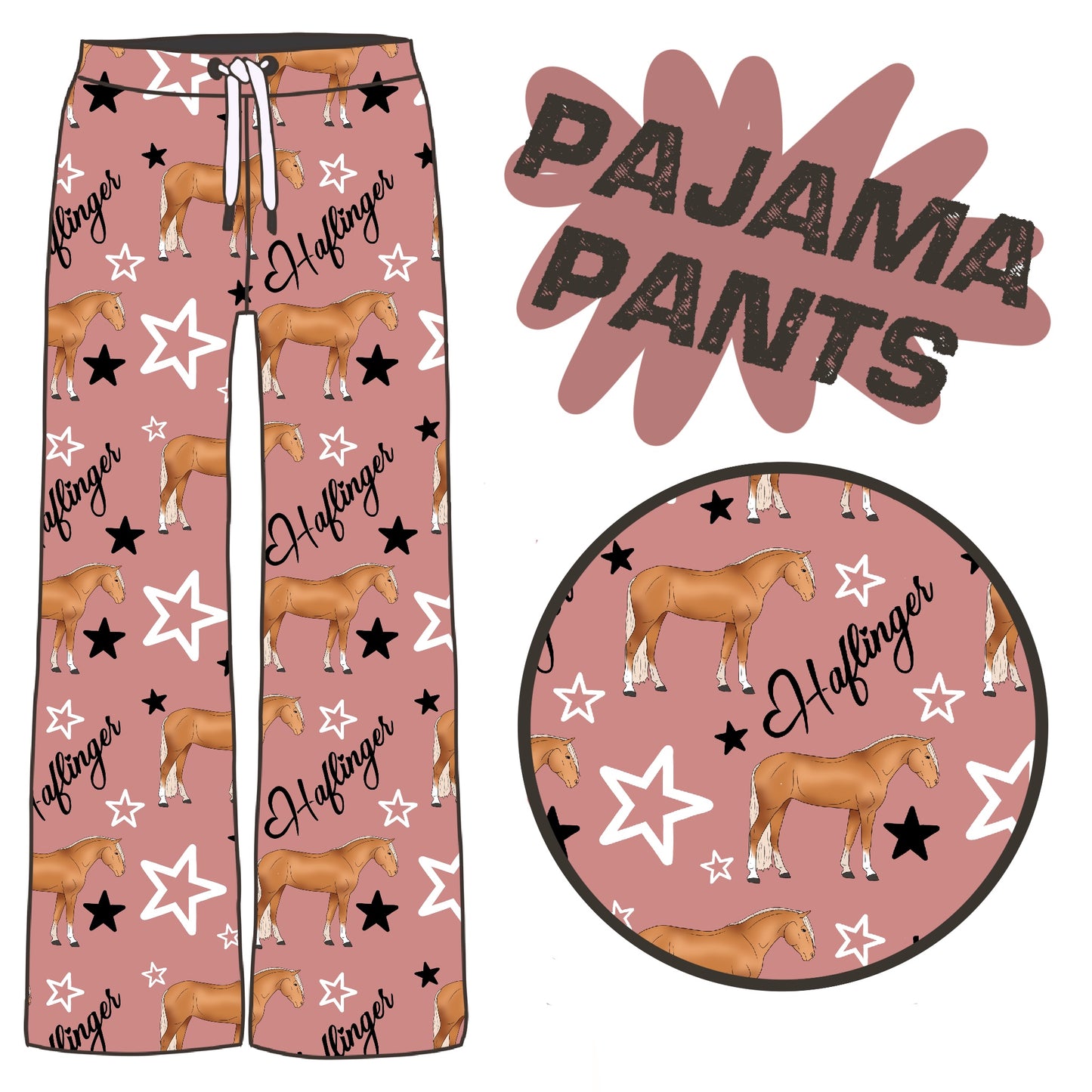 PREORDER haflinger pj pants