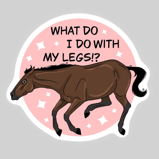 What do I do with my legs?! STICKER sheet