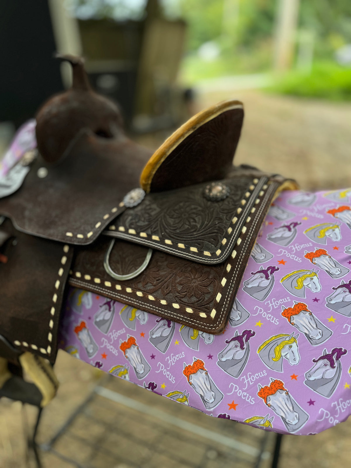 HP western saddle pad COVER