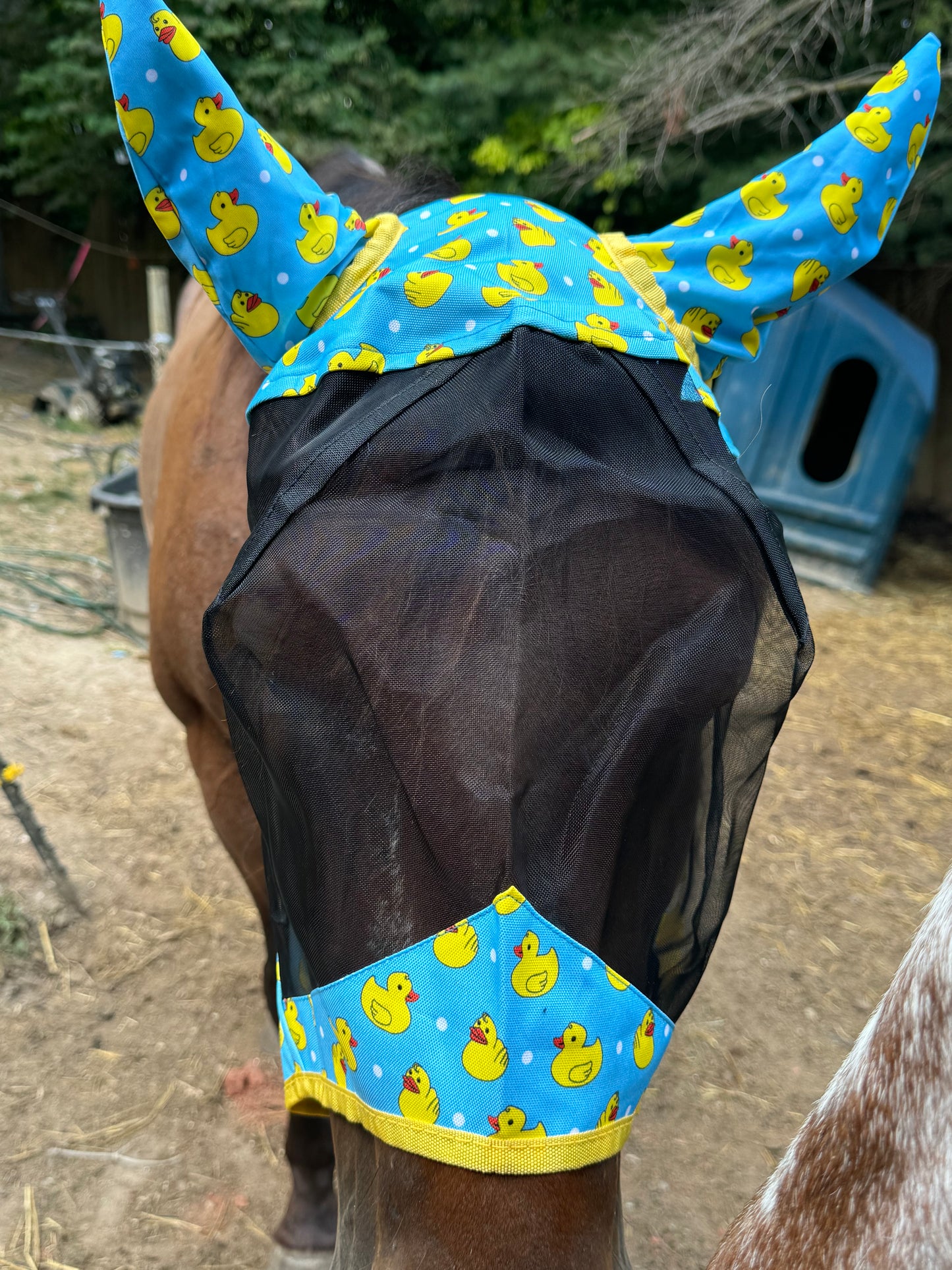 Rubber duck fly mask