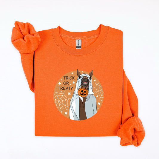 PREORDER trick or treat crewneck sweatshirt
