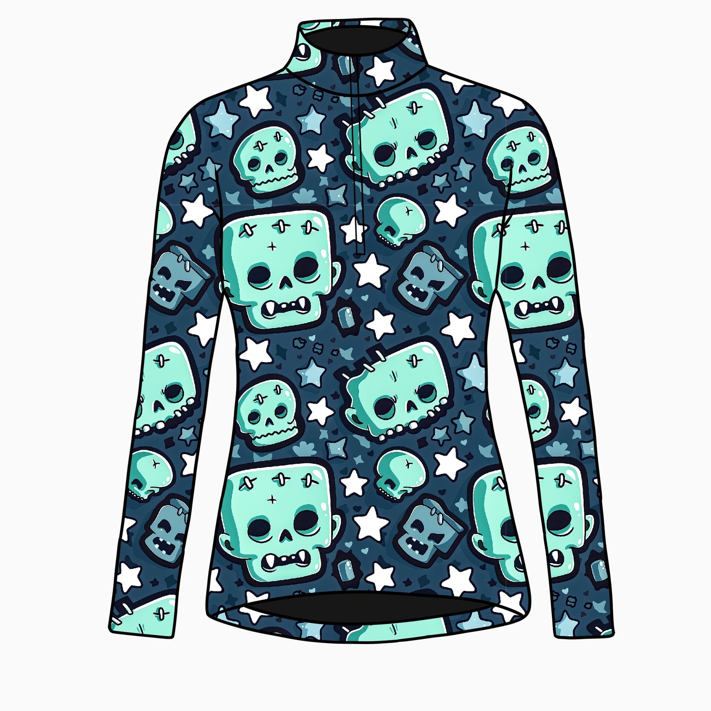 PREORDER Frankenstein long sleeve quarter zip