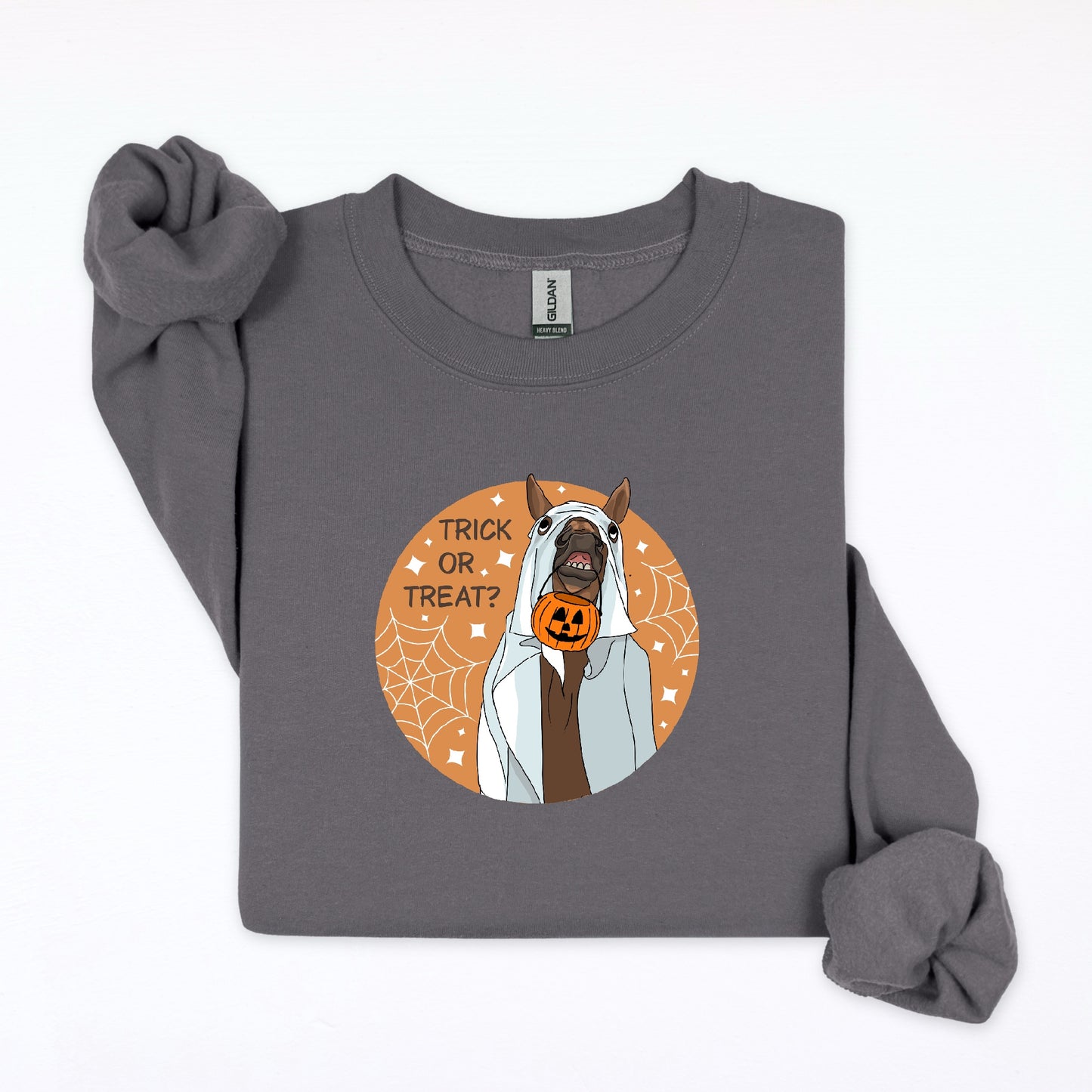 PREORDER trick or treat crewneck sweatshirt