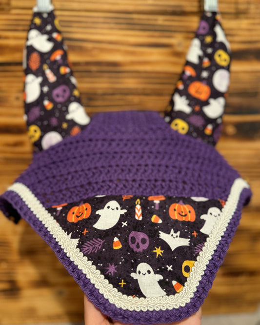 Purple Halloween fly bonnet