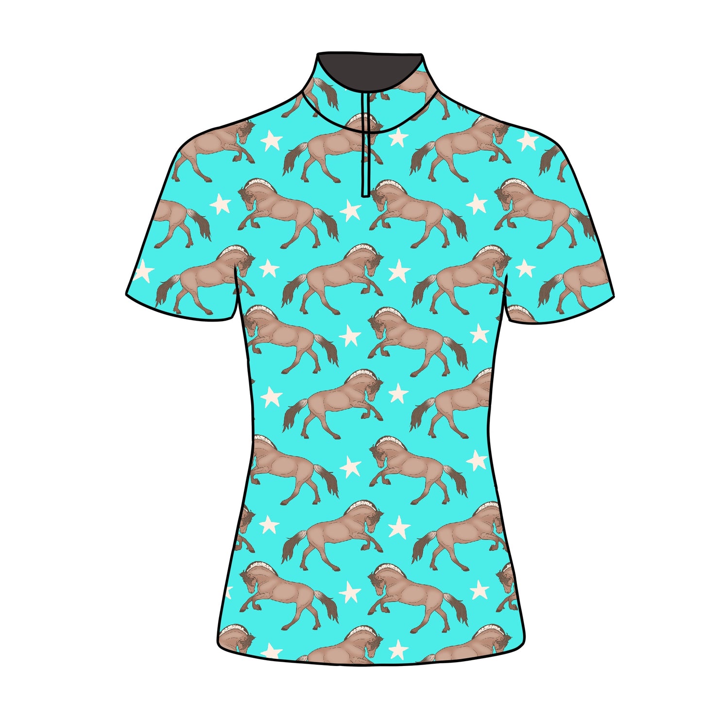 PREORDER fjord short sleeve quarter zip