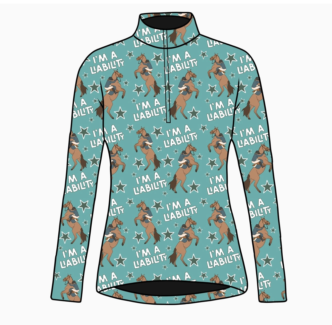 PREORDER Liability long sleeve quarter zip
