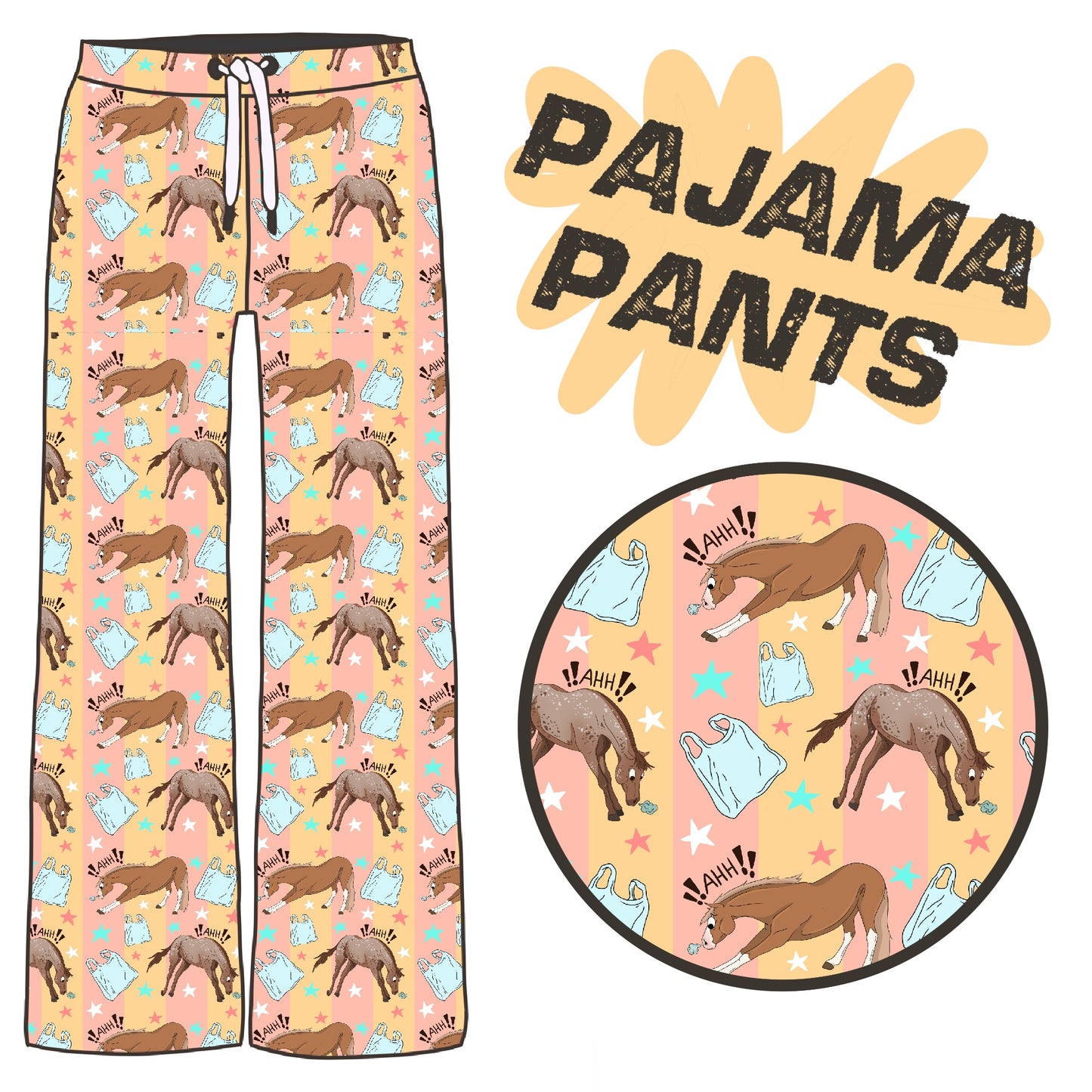 PREORDER scary bags pj pants