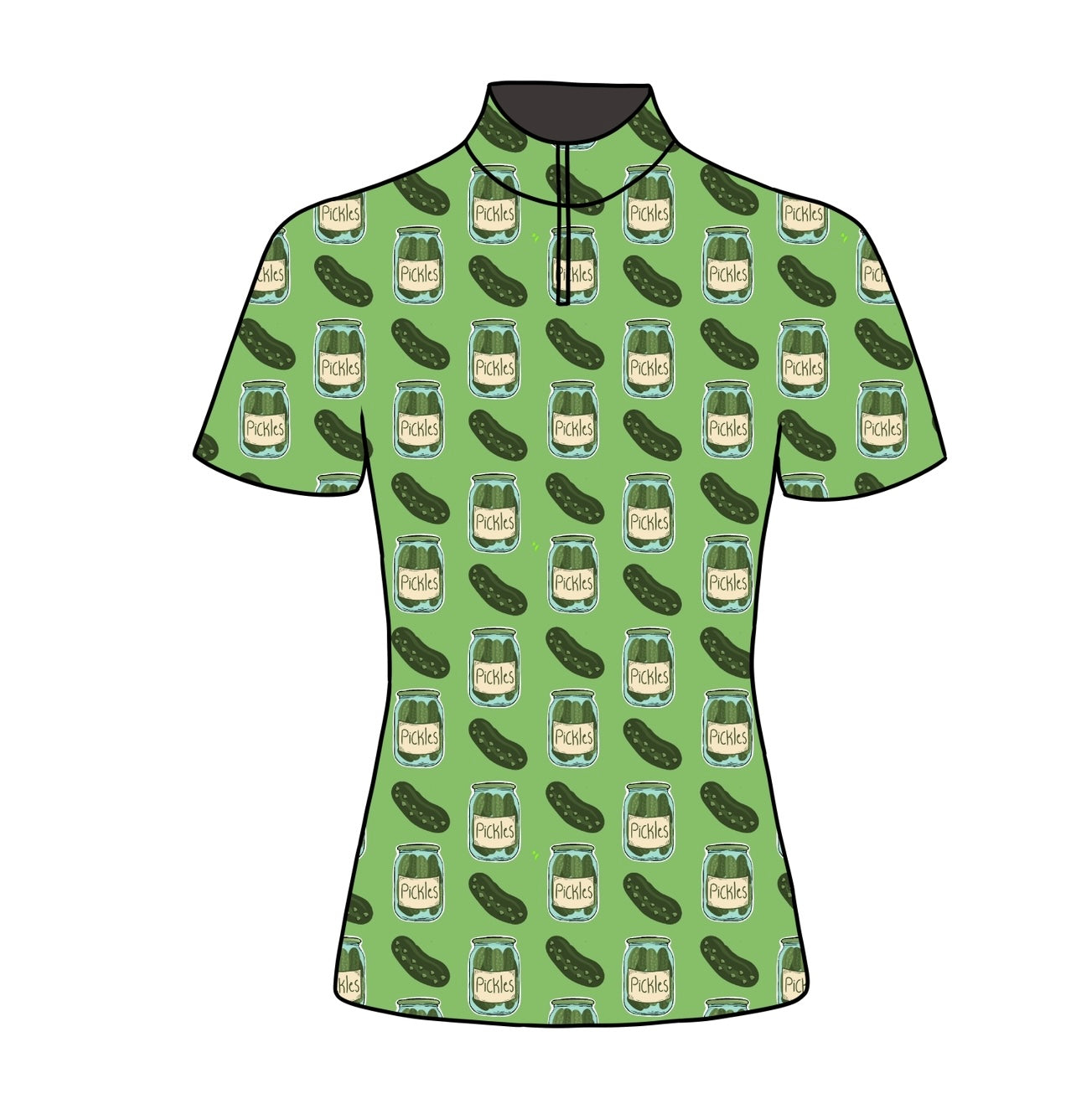 PREORDER Pickle short sleeve quarter zip