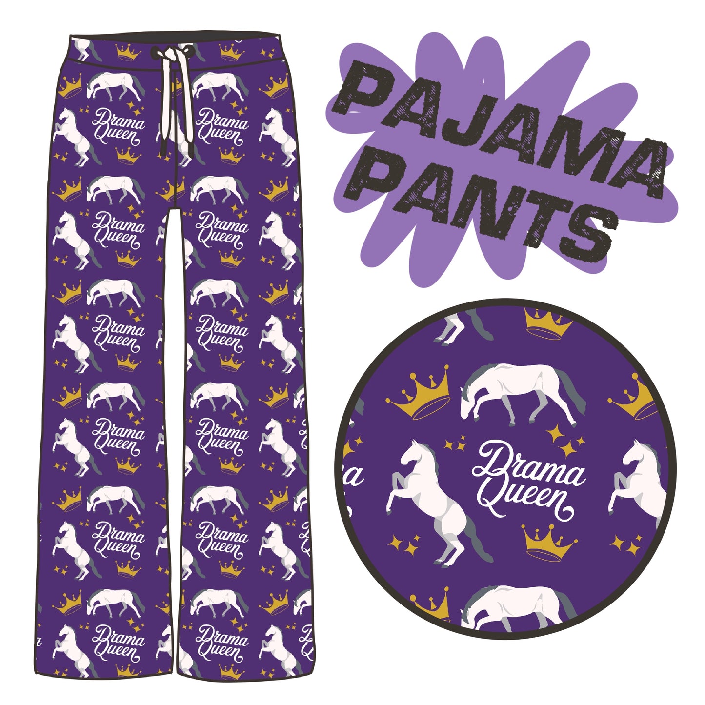 PREORDER Drama queen pj pants
