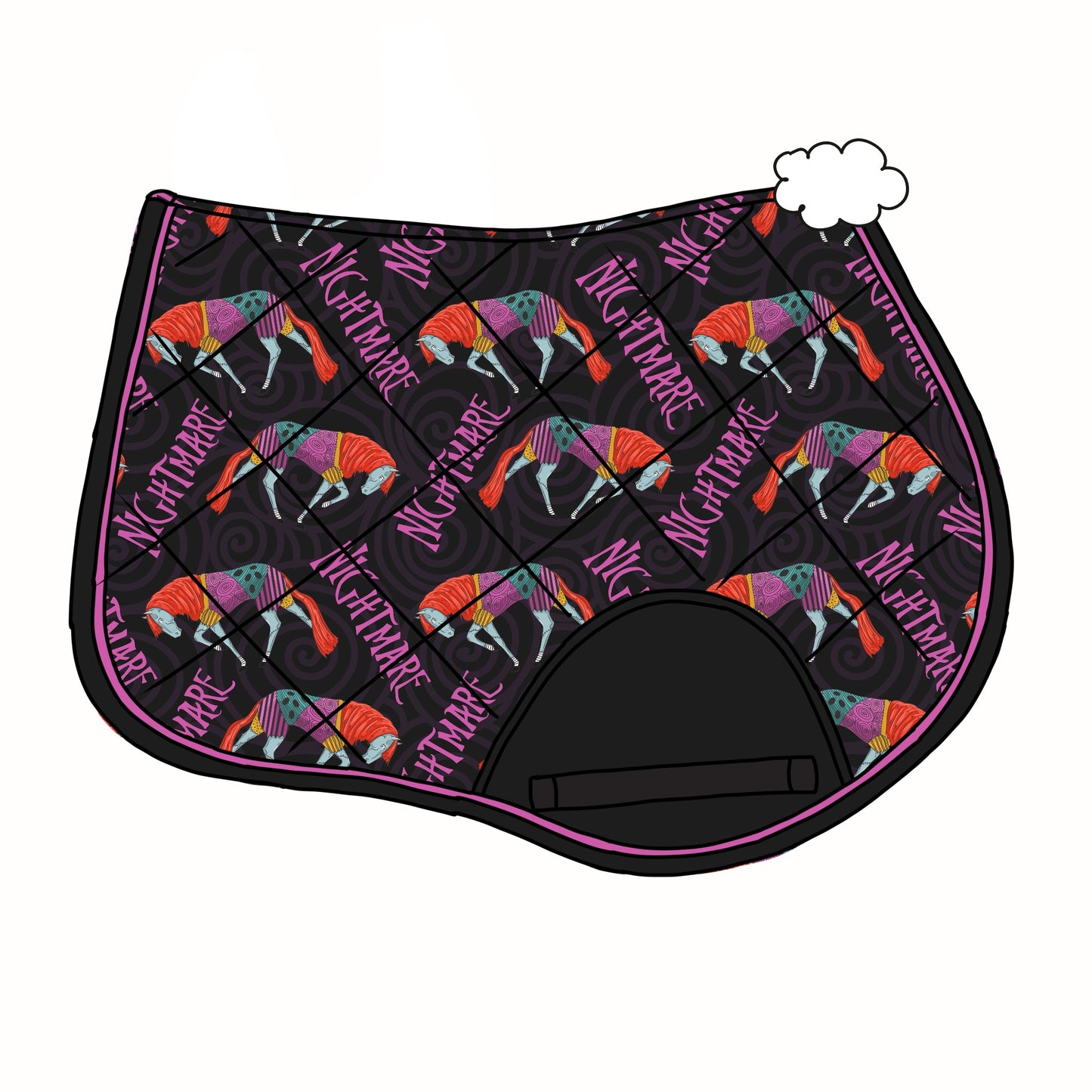 PREORDER NIGHTMARE saddle pad