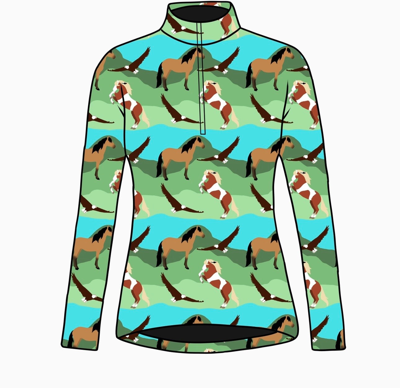 PREORDER spirit long sleeve quarter zip