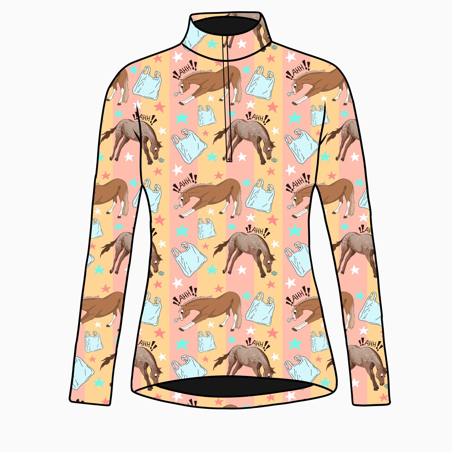 PREORDER scary bags long sleeve quarter zip