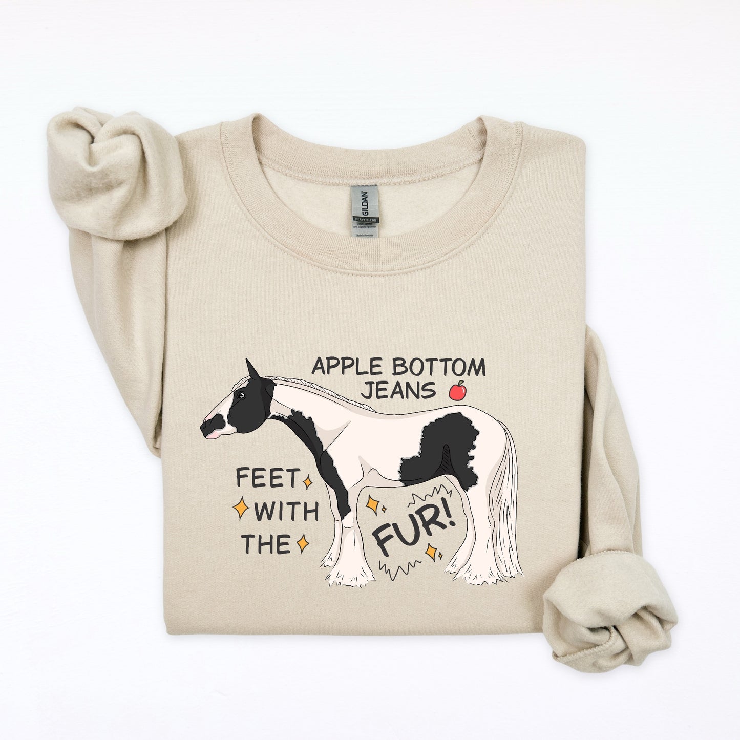 PREORDER feet with the furr crewneck sweatshirt