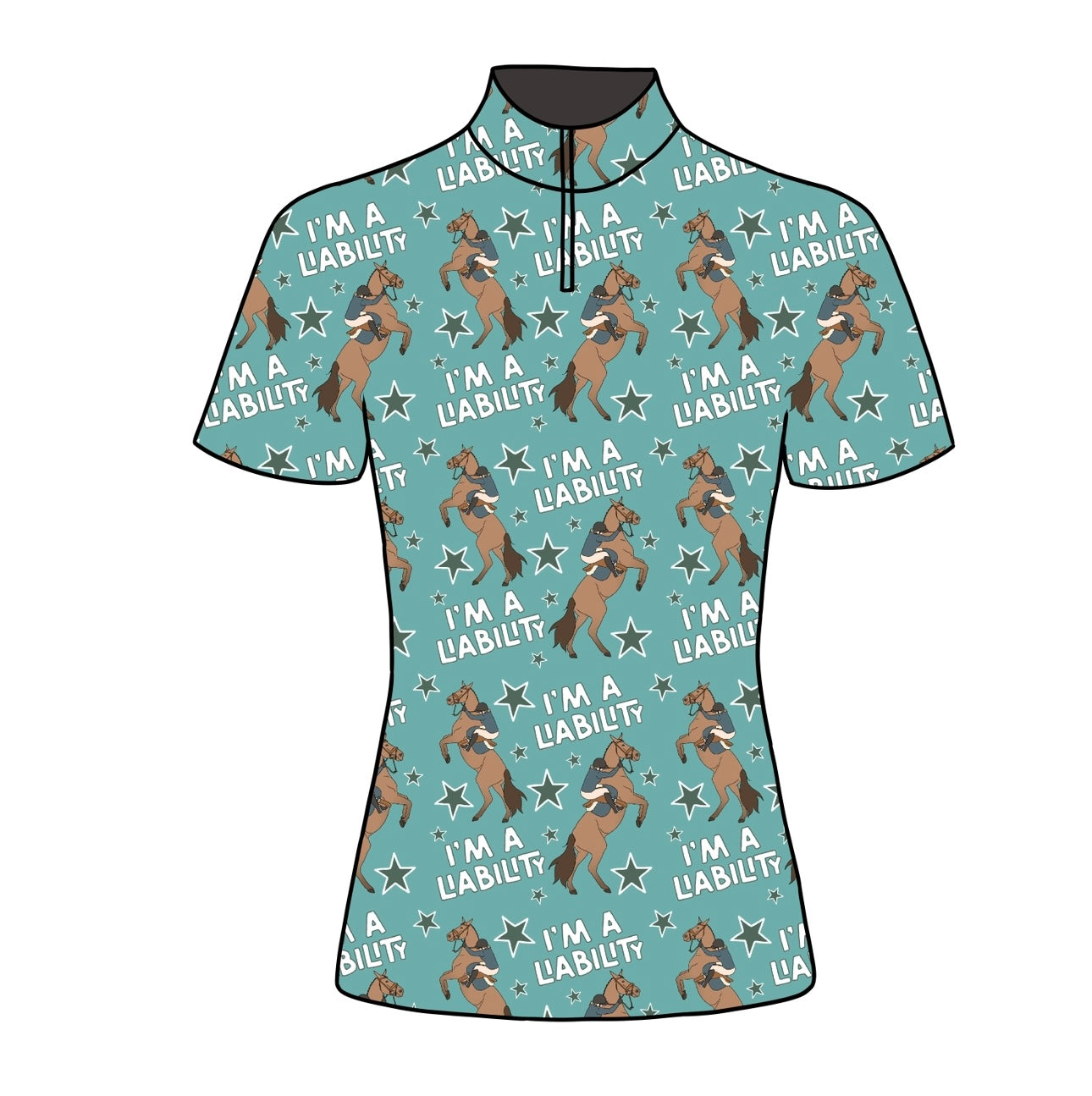 PREORDER Liability short sleeve quarter zip