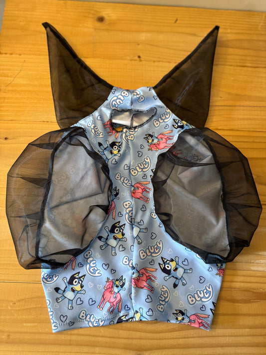 Bluey Lycra fly mask