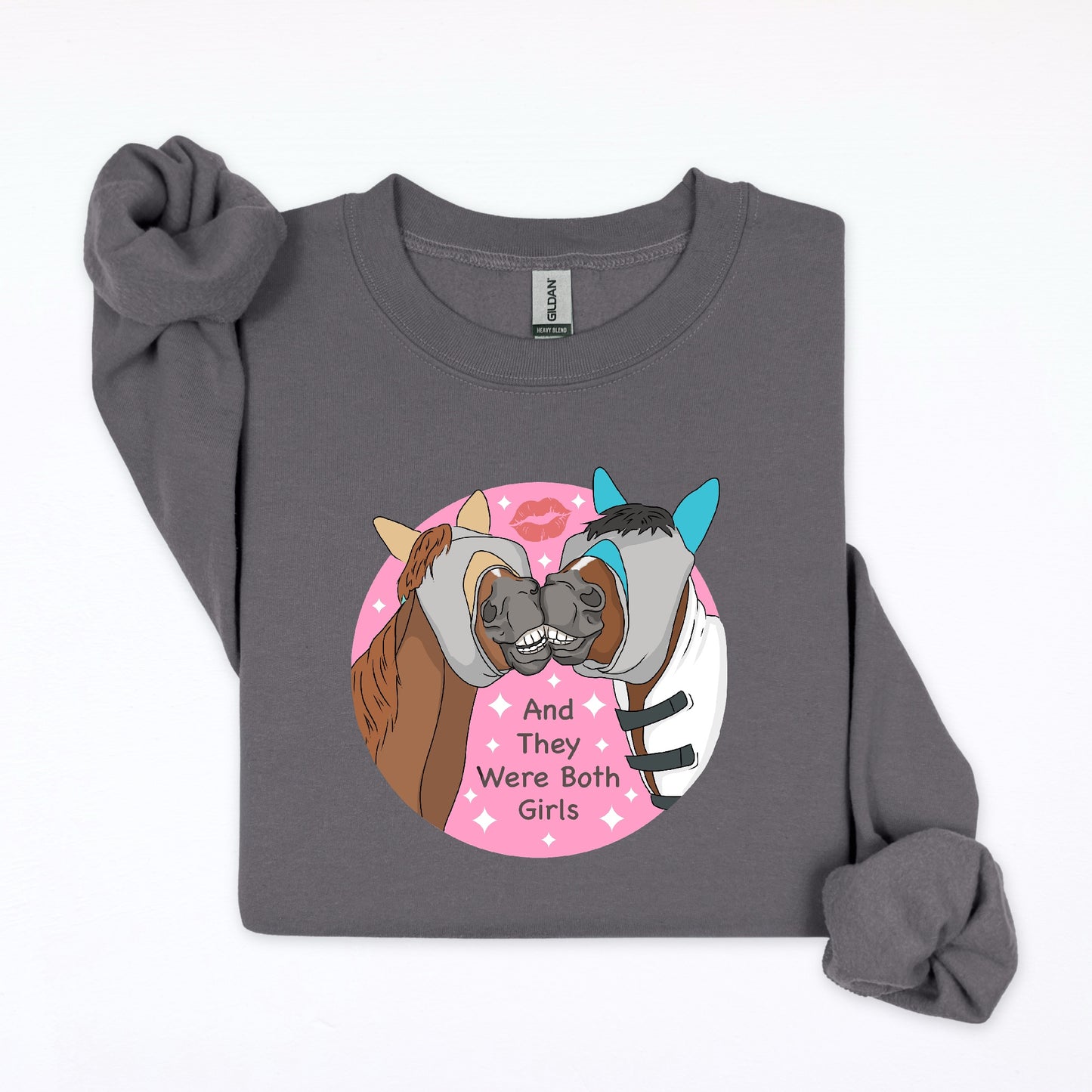 PREORDER And they were both girls crewneck sweatshirt
