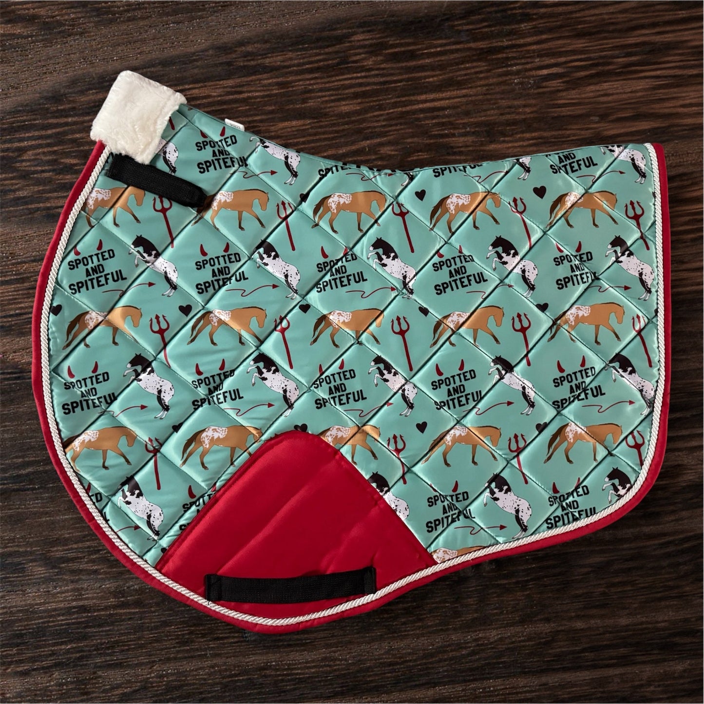 PREORDER Spotted and spiteful saddle pad