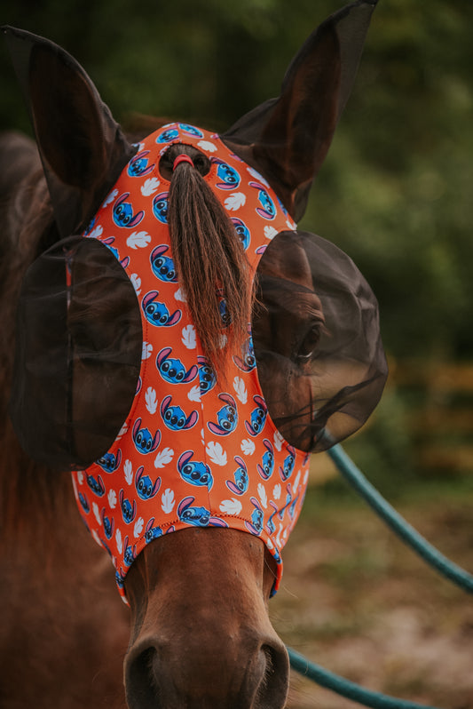 Stitch Lycra fly mask