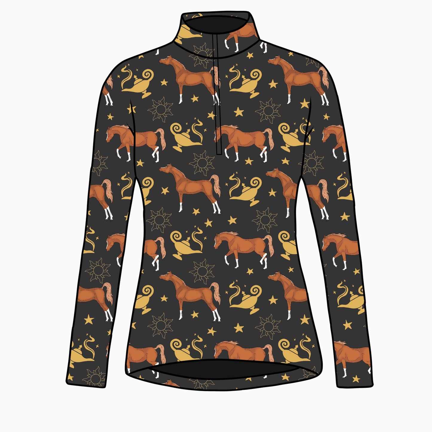 PREORDER Arabian nights long sleeve quarter zip