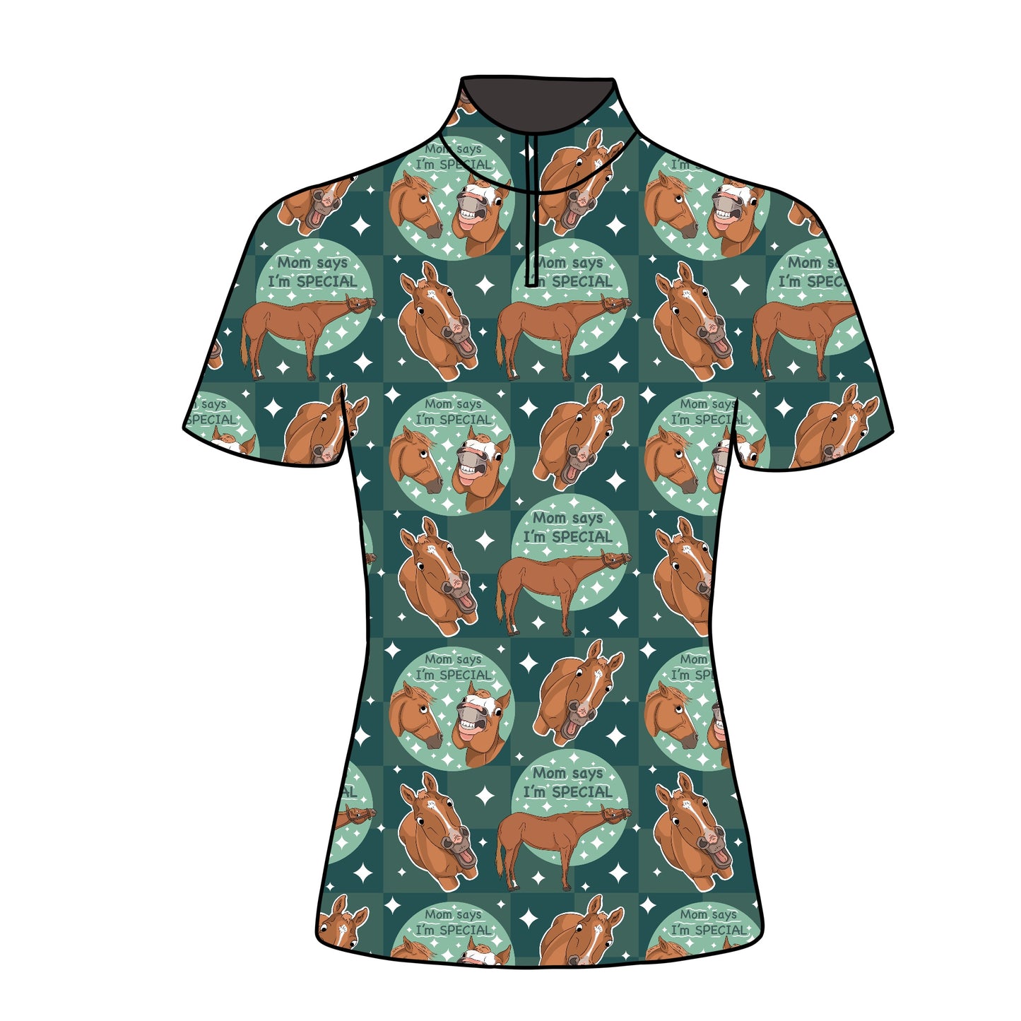 PREORDER mom says I’m special short sleeve quarter zip