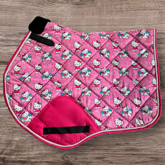 Hello kitty saddle pad