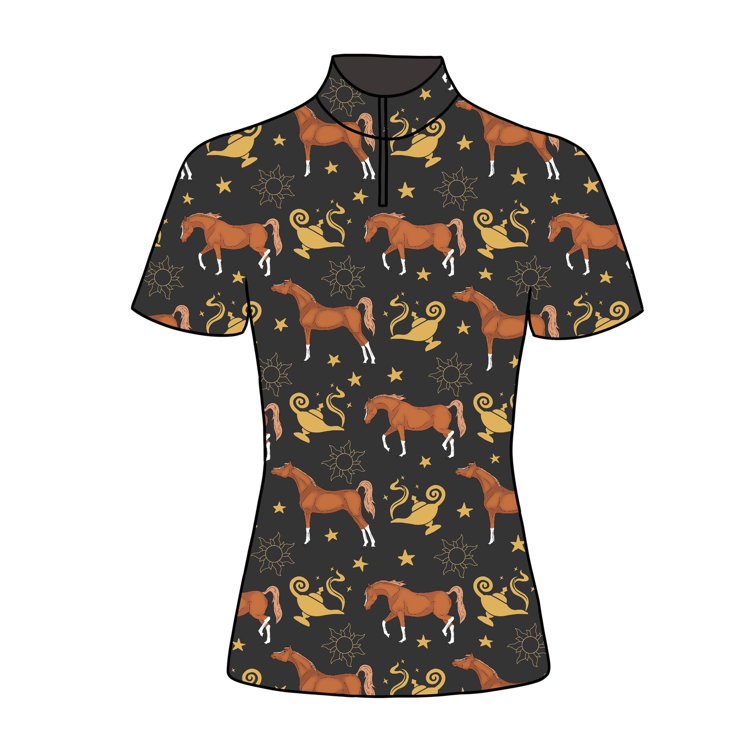 PREORDER Arabian short sleeve quarter zip