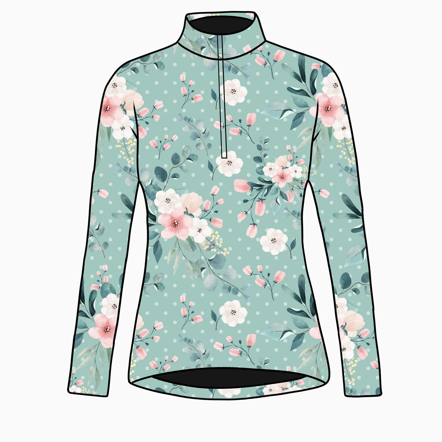 PREORDER Floral 2 long sleeve quarter