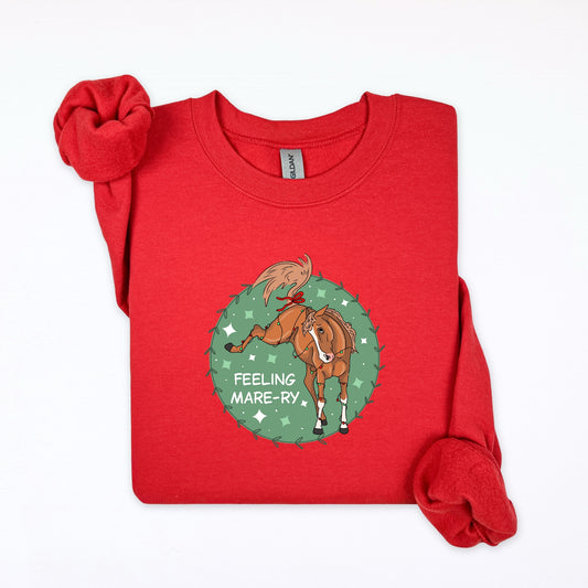 PREORDER feeling mare-ry crewneck sweatshirt