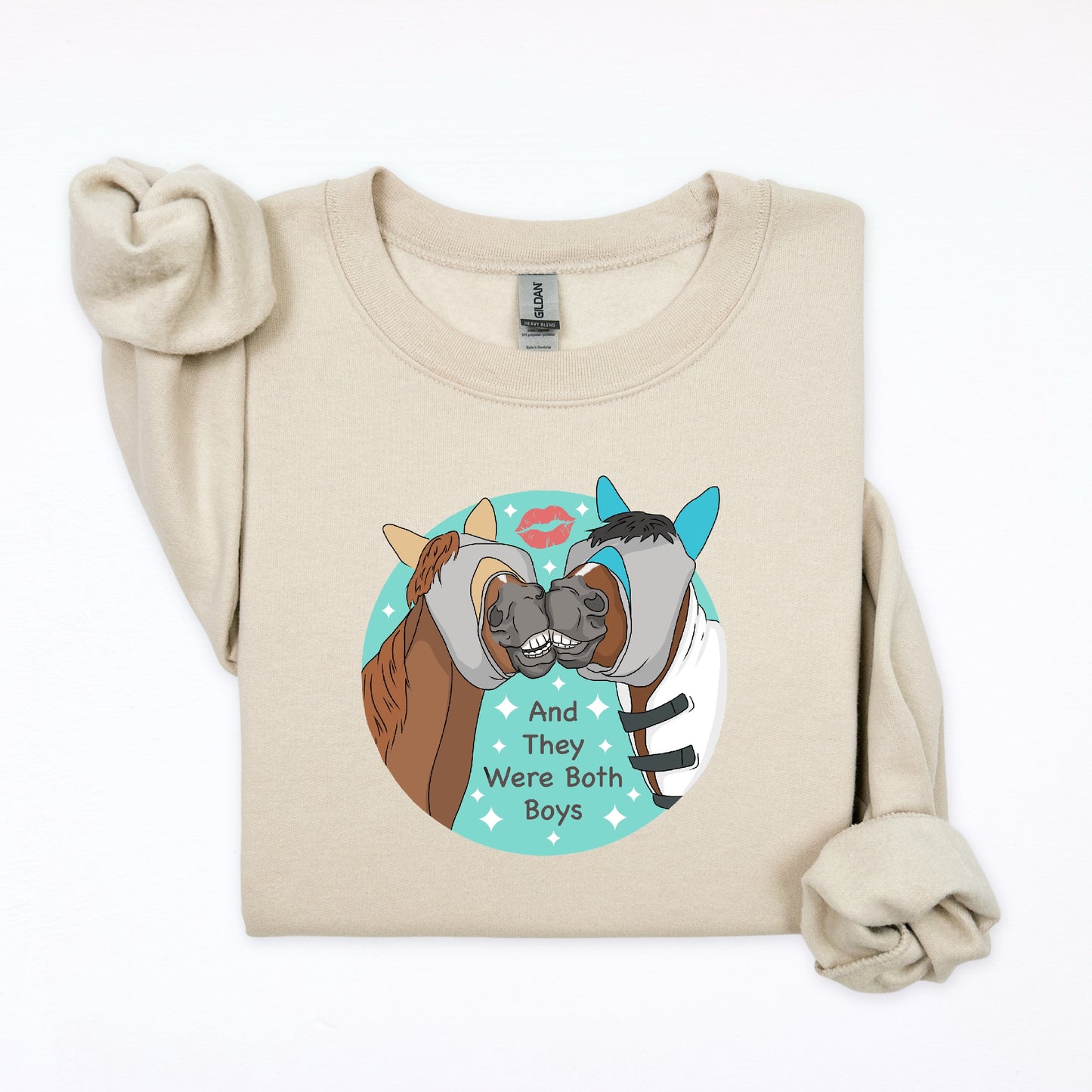 PREORDER And they were both boys crewneck sweatshirt