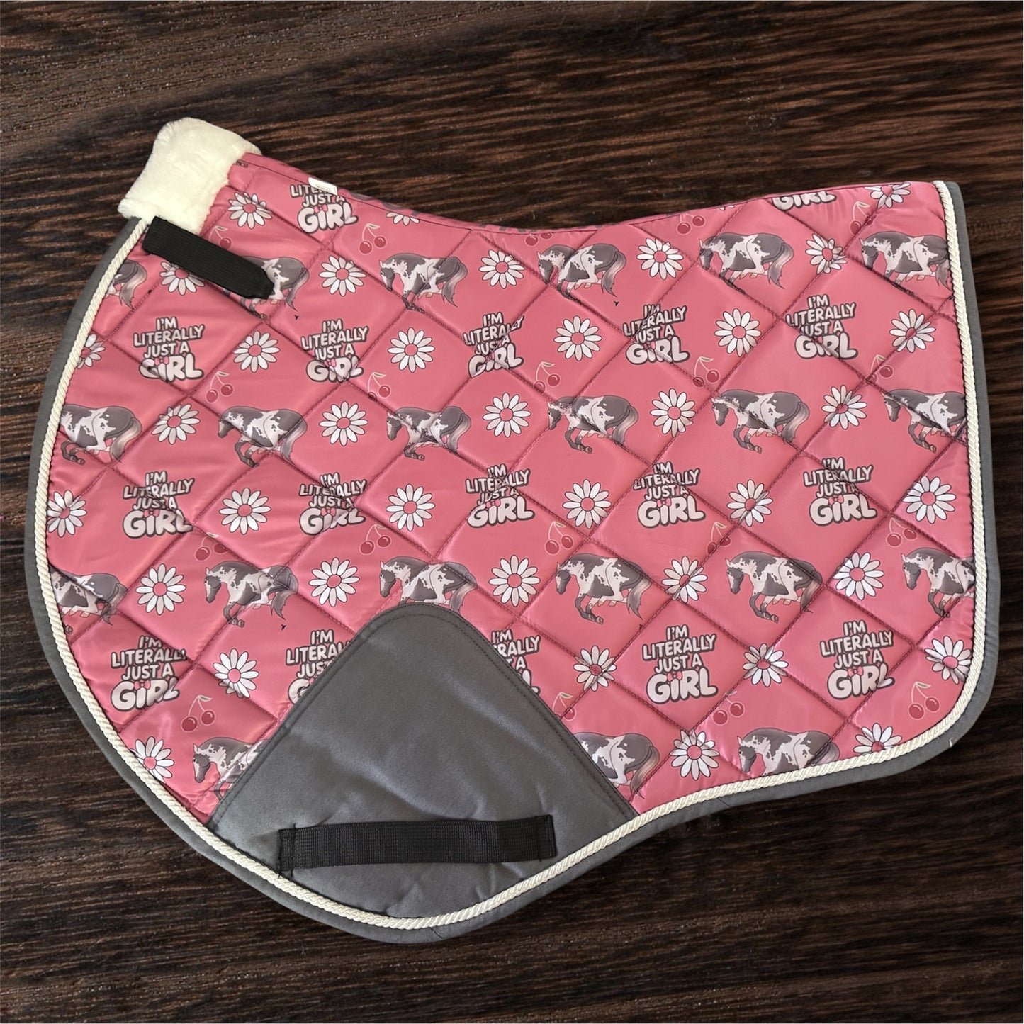 Just a girl jump cut saddle pad