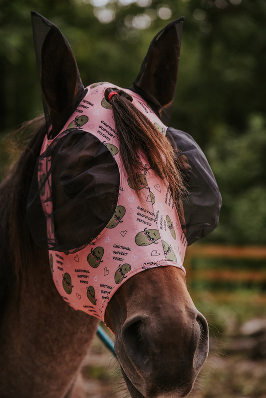 Potato Lycra fly mask