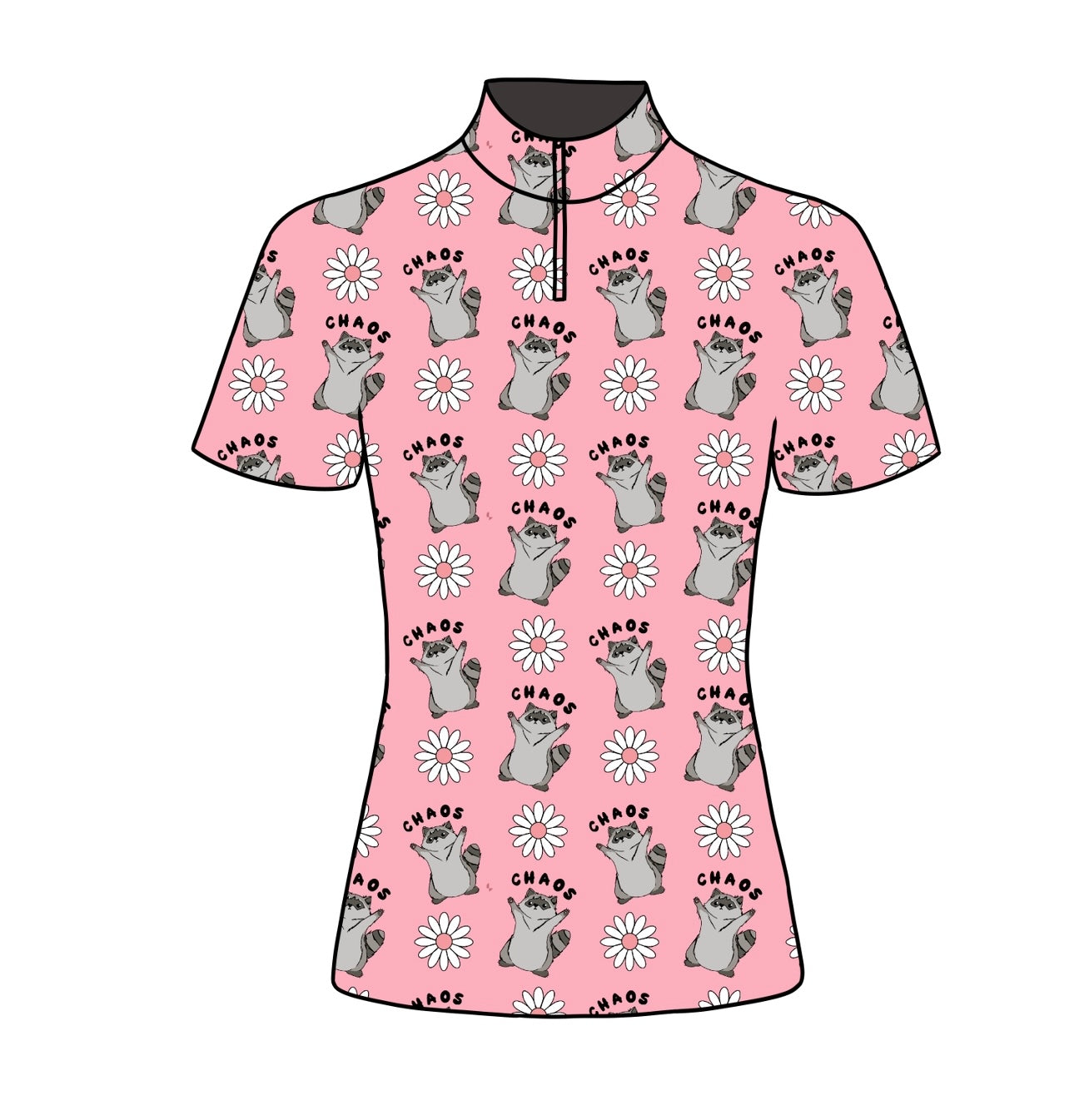 PREORDER Chaos short sleeve quarter zip