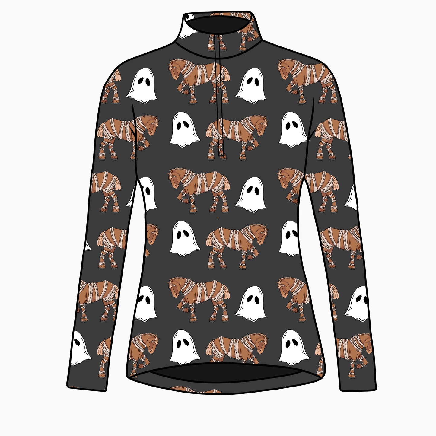 PREORDER mummy long sleeve quarter zip