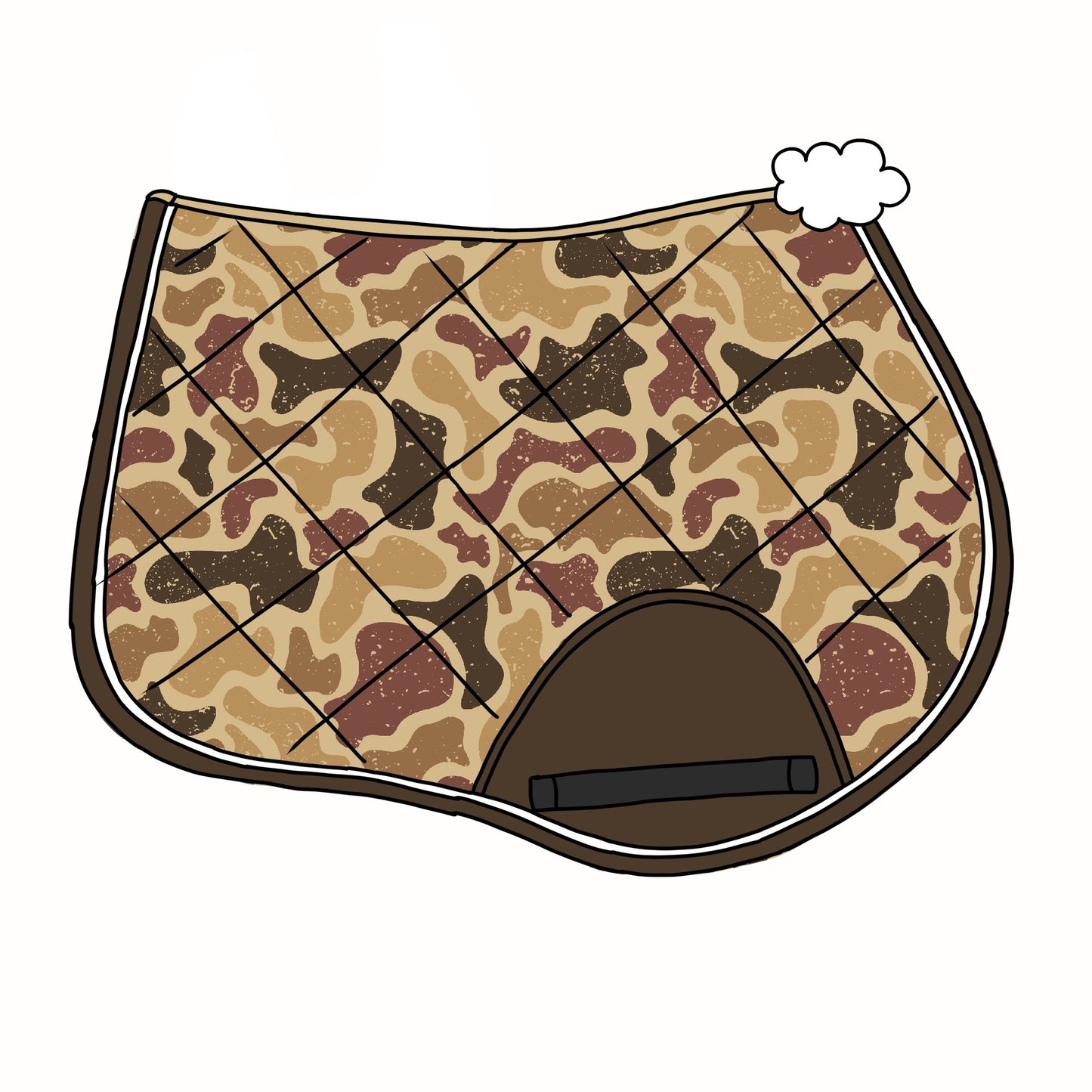 PRE ORDER camo 3 saddle pad jump/dressage