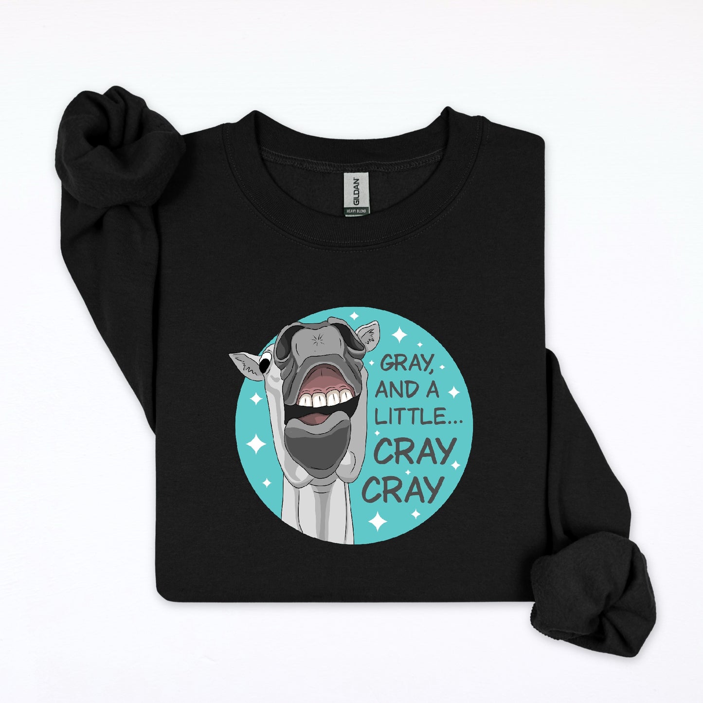 PREORDER gray and cray cray crewneck sweatshirt