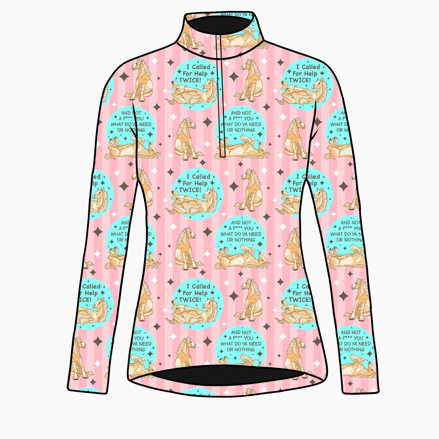 PREORDER I called for help twice long sleeve quarter