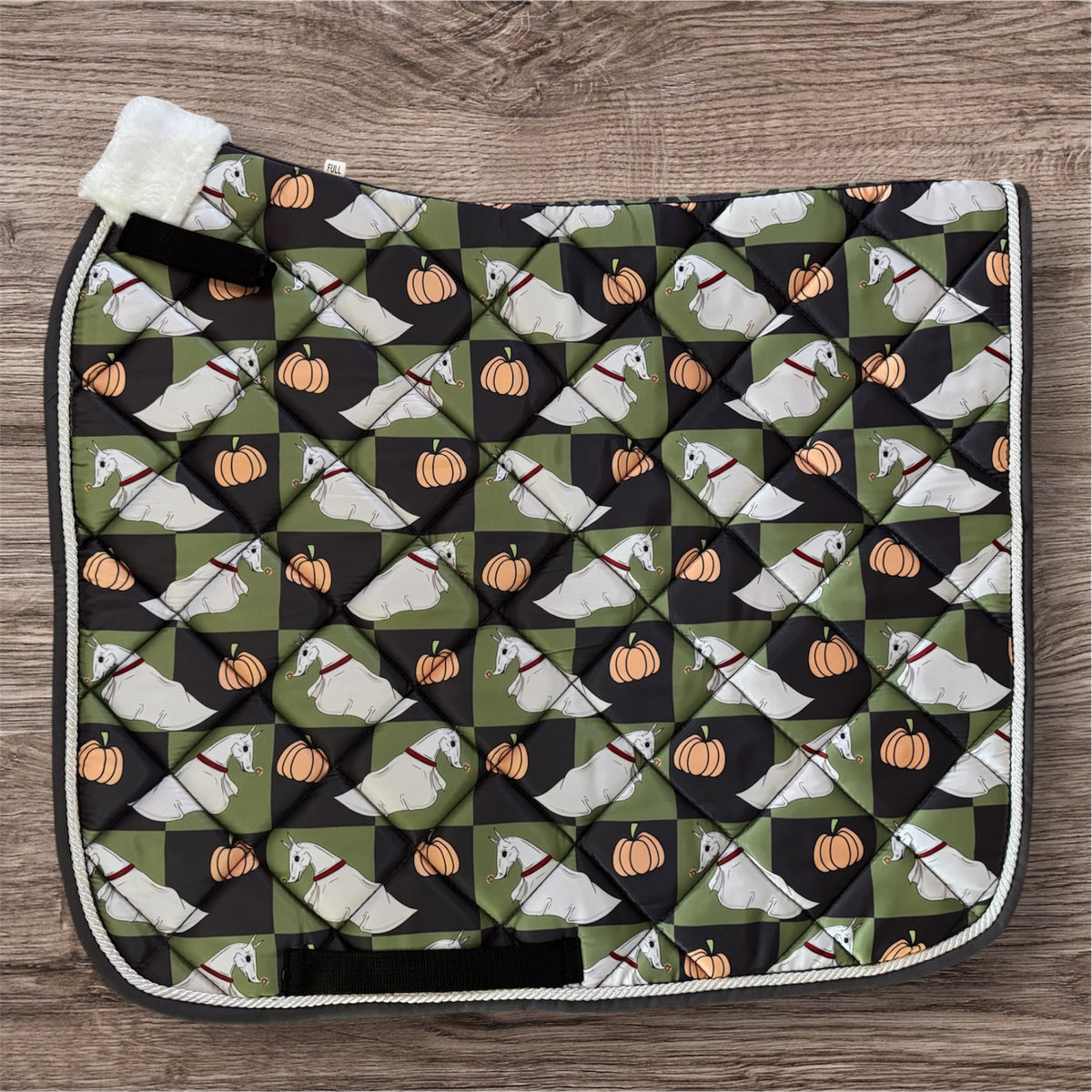 Zero gray dressage pad