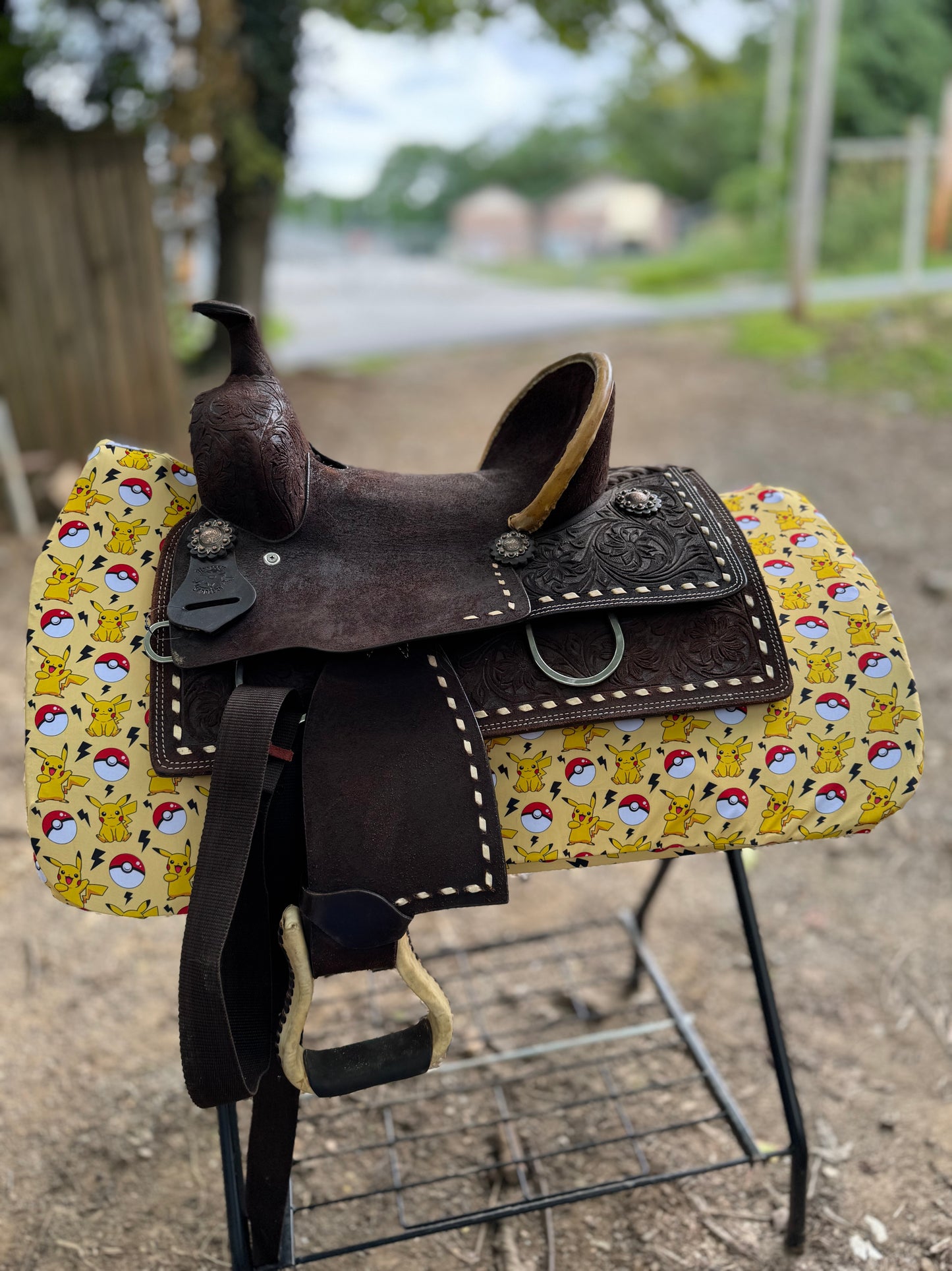 Video game western saddle pad COVER