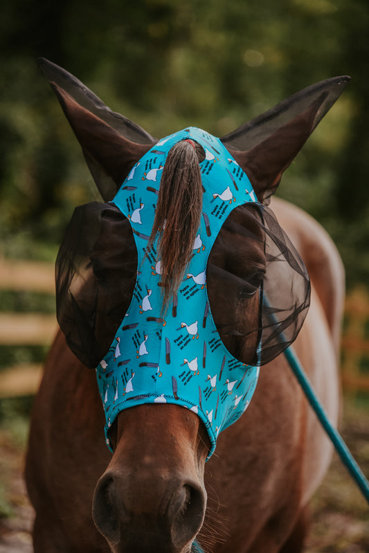 “Peace was never an option” fly mask