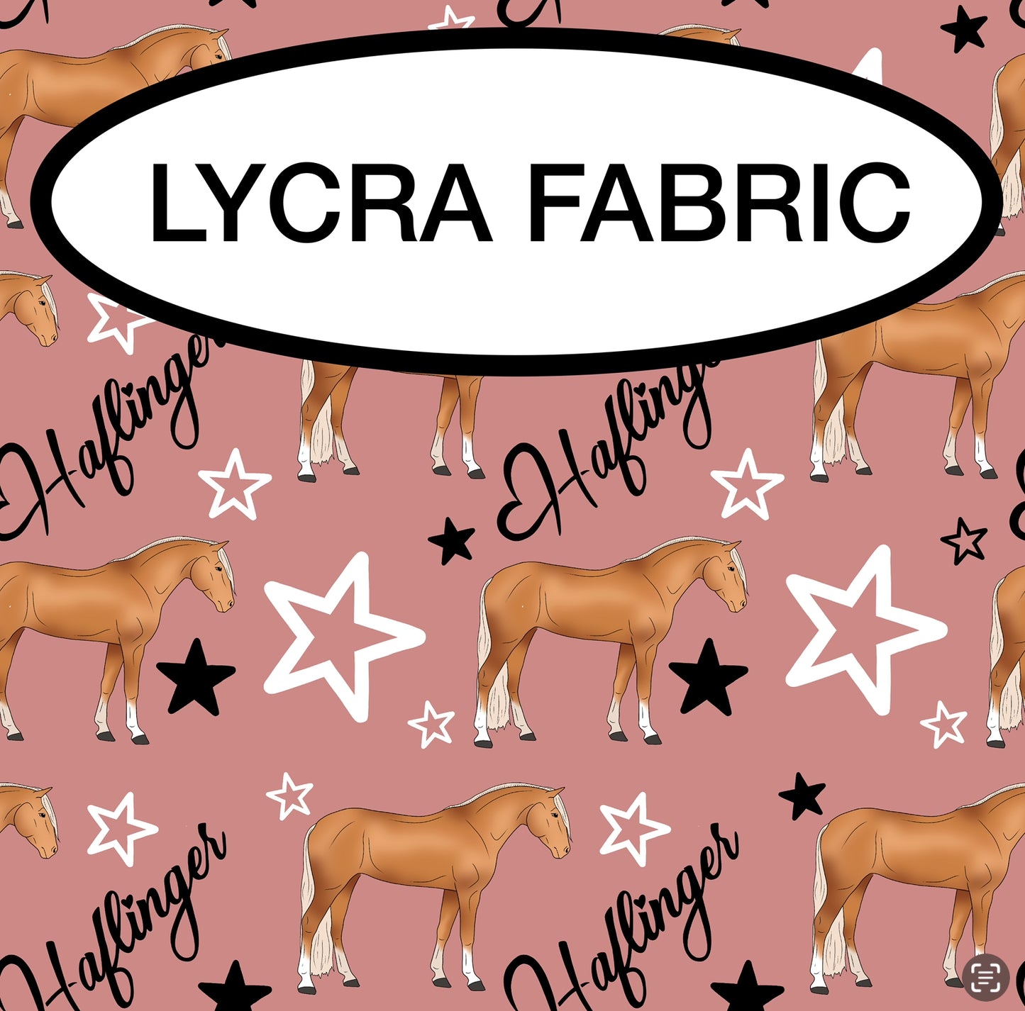 PREORDER haflinger Lycra (4 way stretch) fabric 1 yard PRECUT