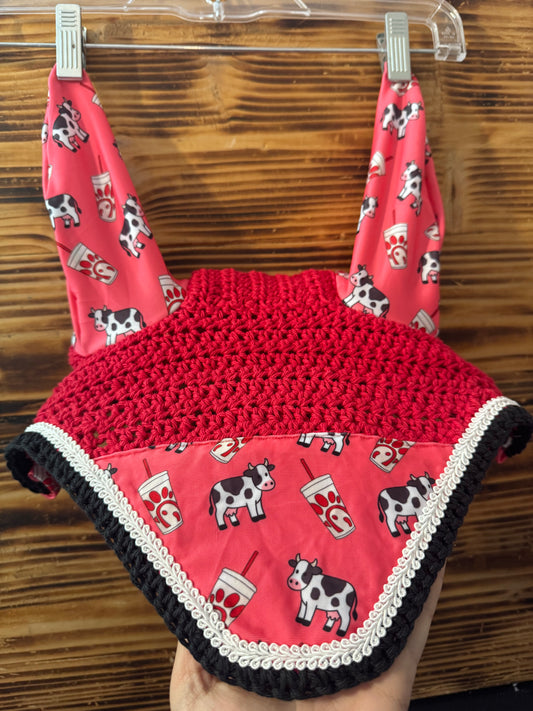 Red chick Fla bonnet